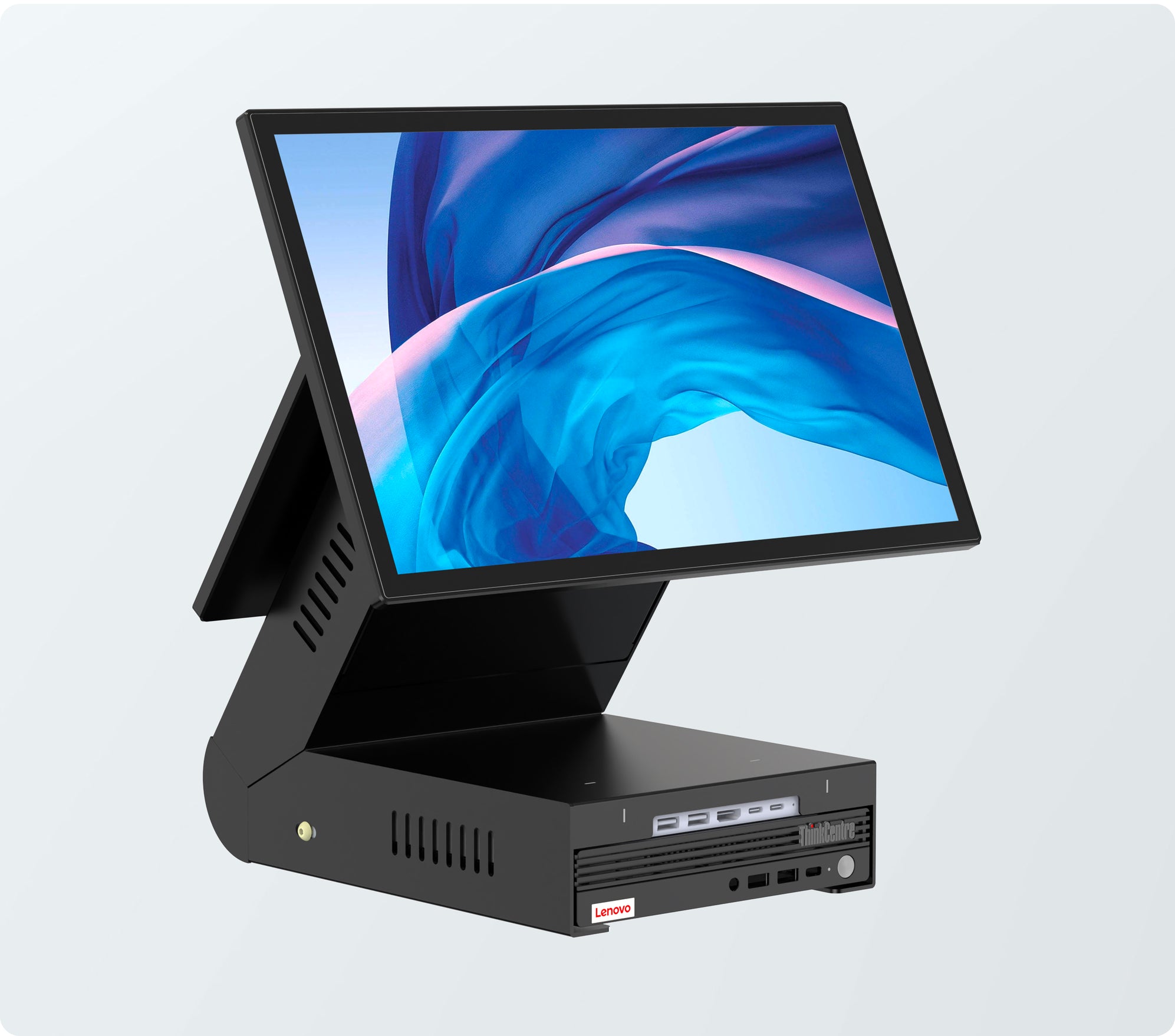 Dual Display POS Stand for Desktop Mini PC - Efficient & Durable — CTA ...