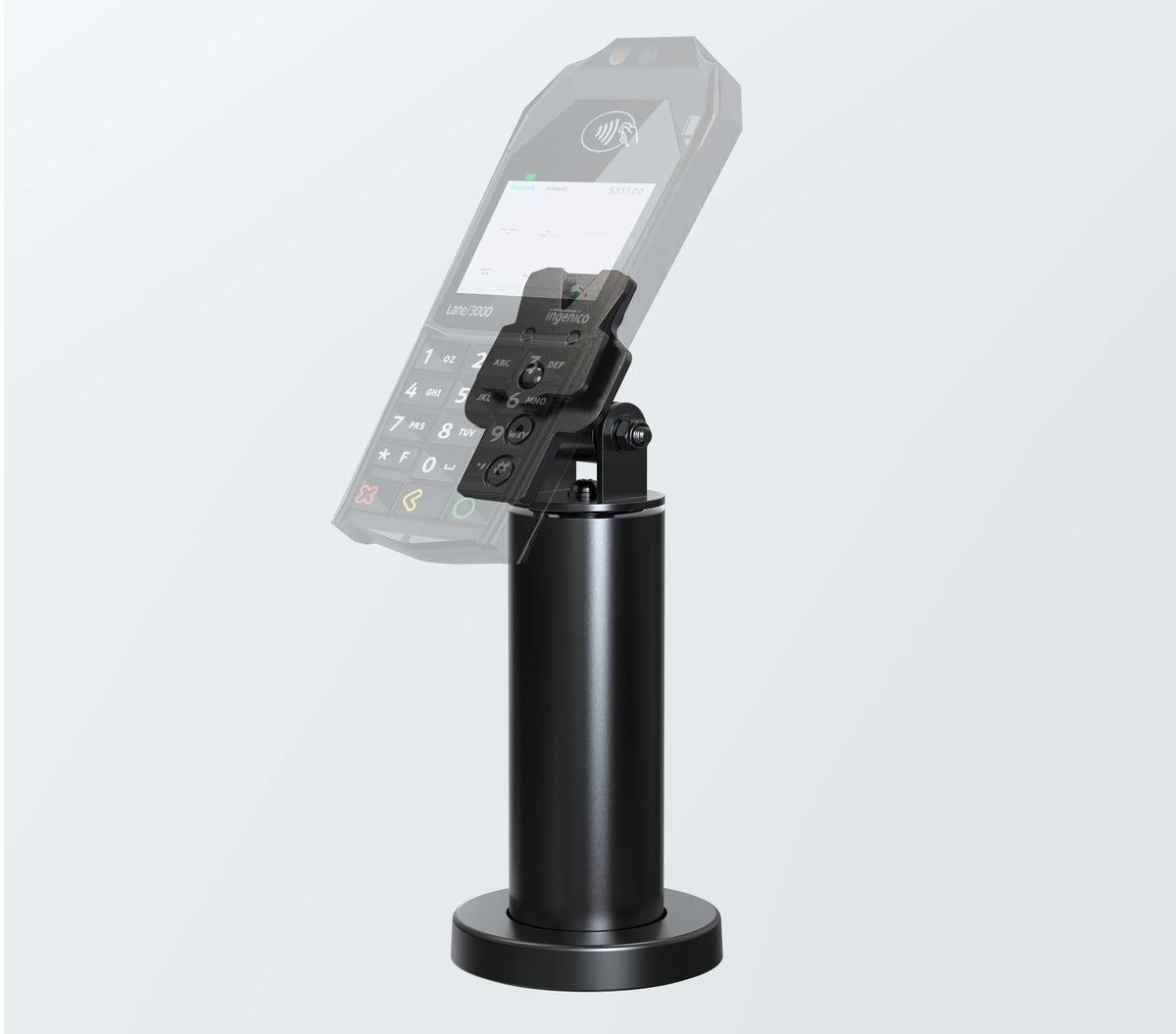 Card Reader Rotating Desk Mount