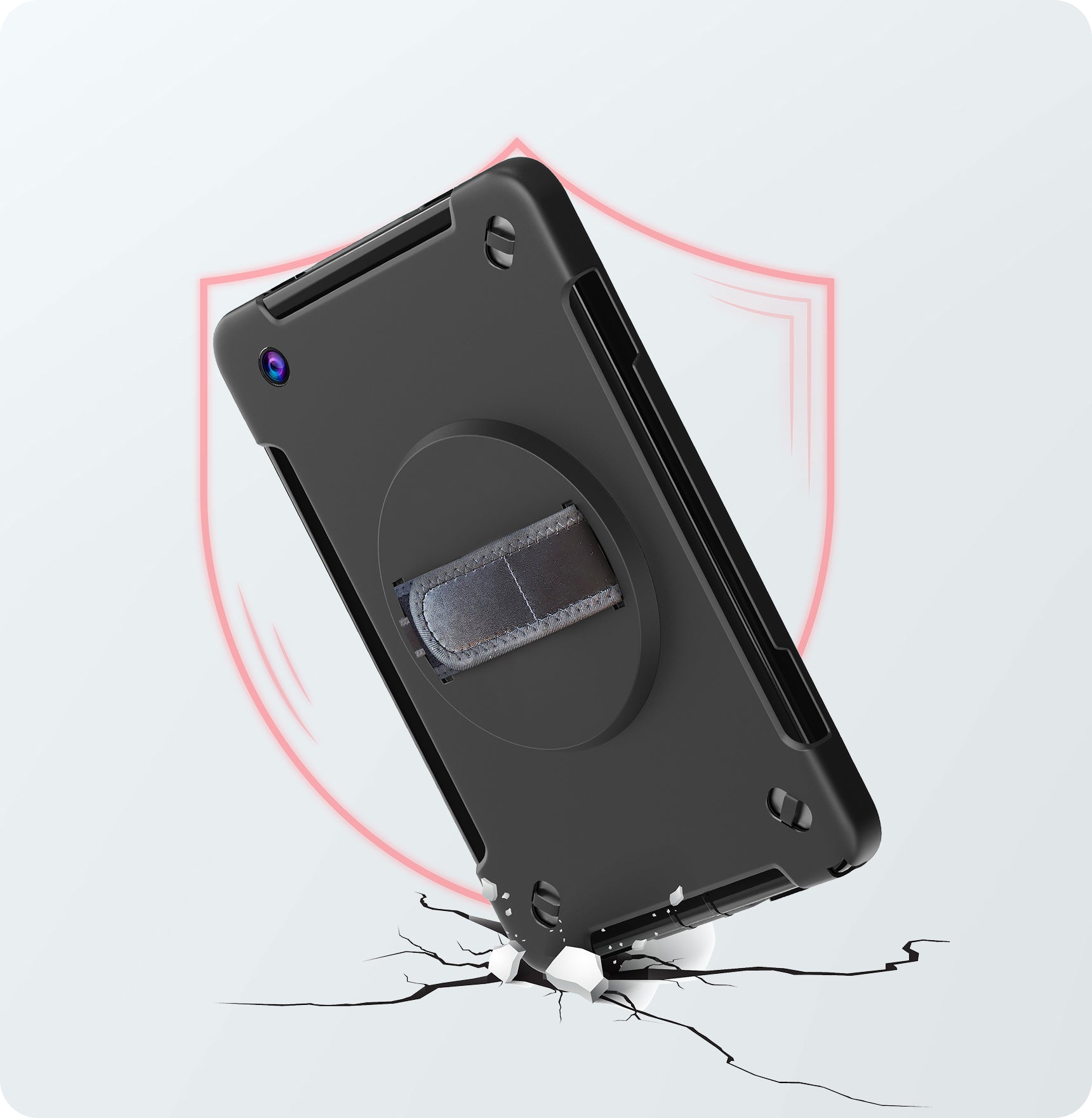 Heavy-Duty Hard Shell Provides  Superior Impact Protection