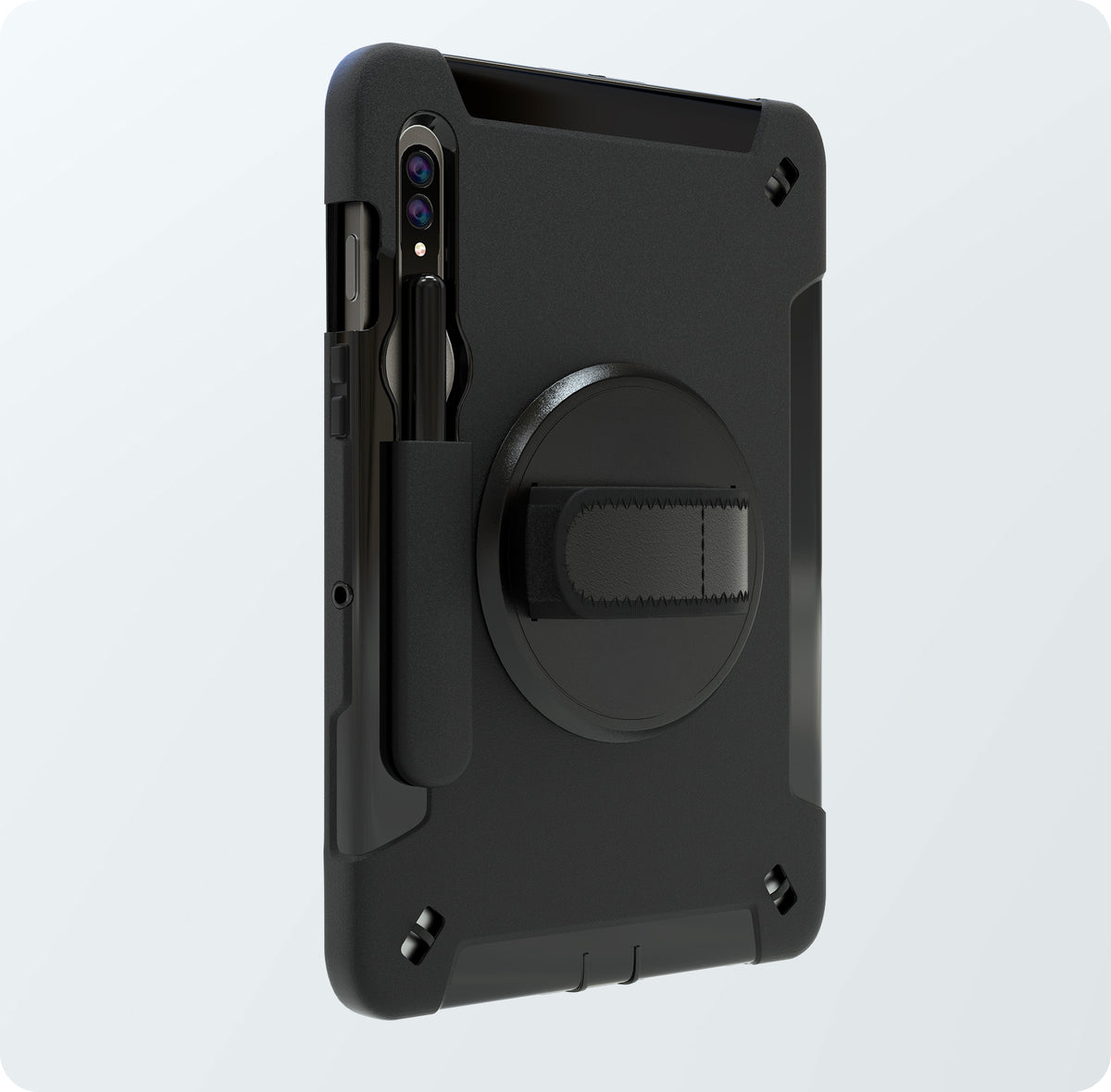 Protective Case with Hand Strap Grip & Pen Slot for Samsung Galaxy Tab S7 & S8 11-Inch Tablets