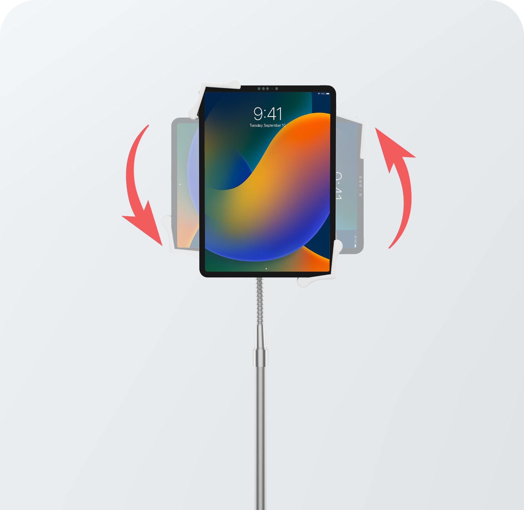 Tilting, 360-Degree Rotating Tablet Holder