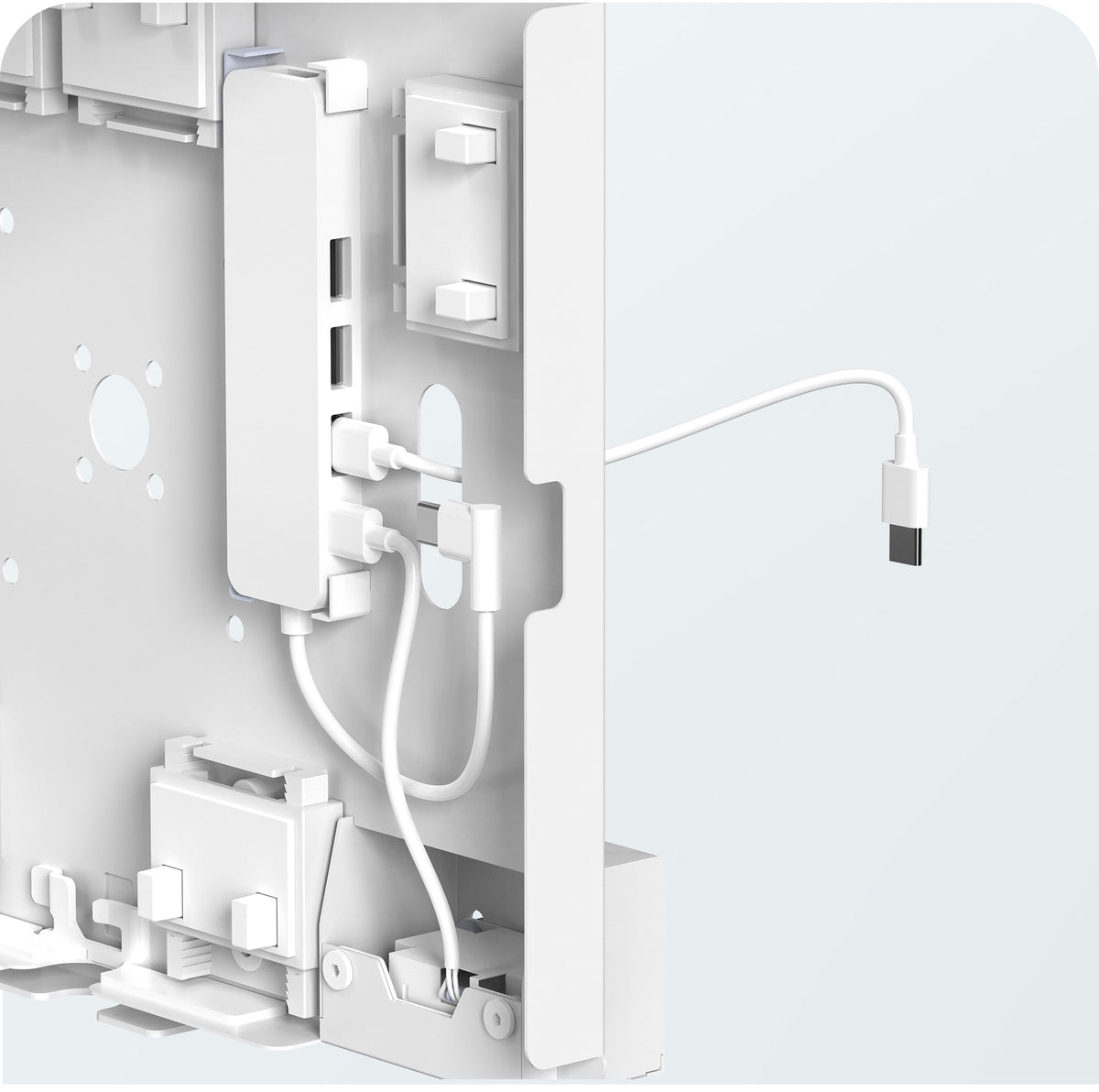 Wall Mount with Security Enclosure and Integrated Honeywell 2D Scanner
