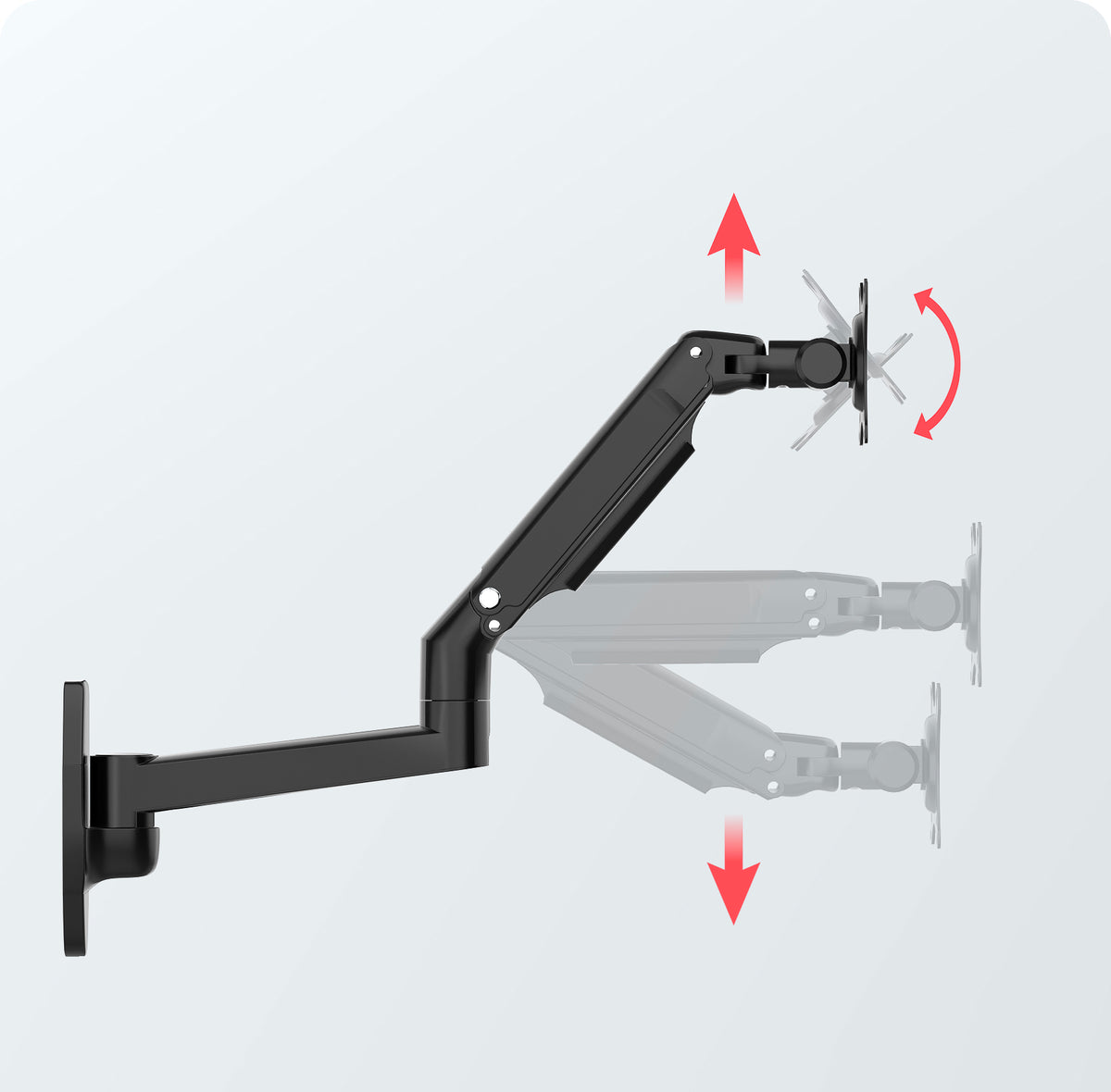 Articulating Gas Spring Arm