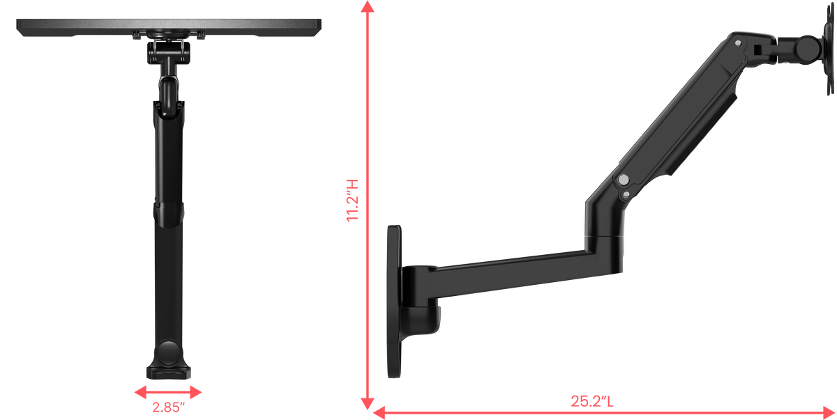 Articulating Gas Spring Arm