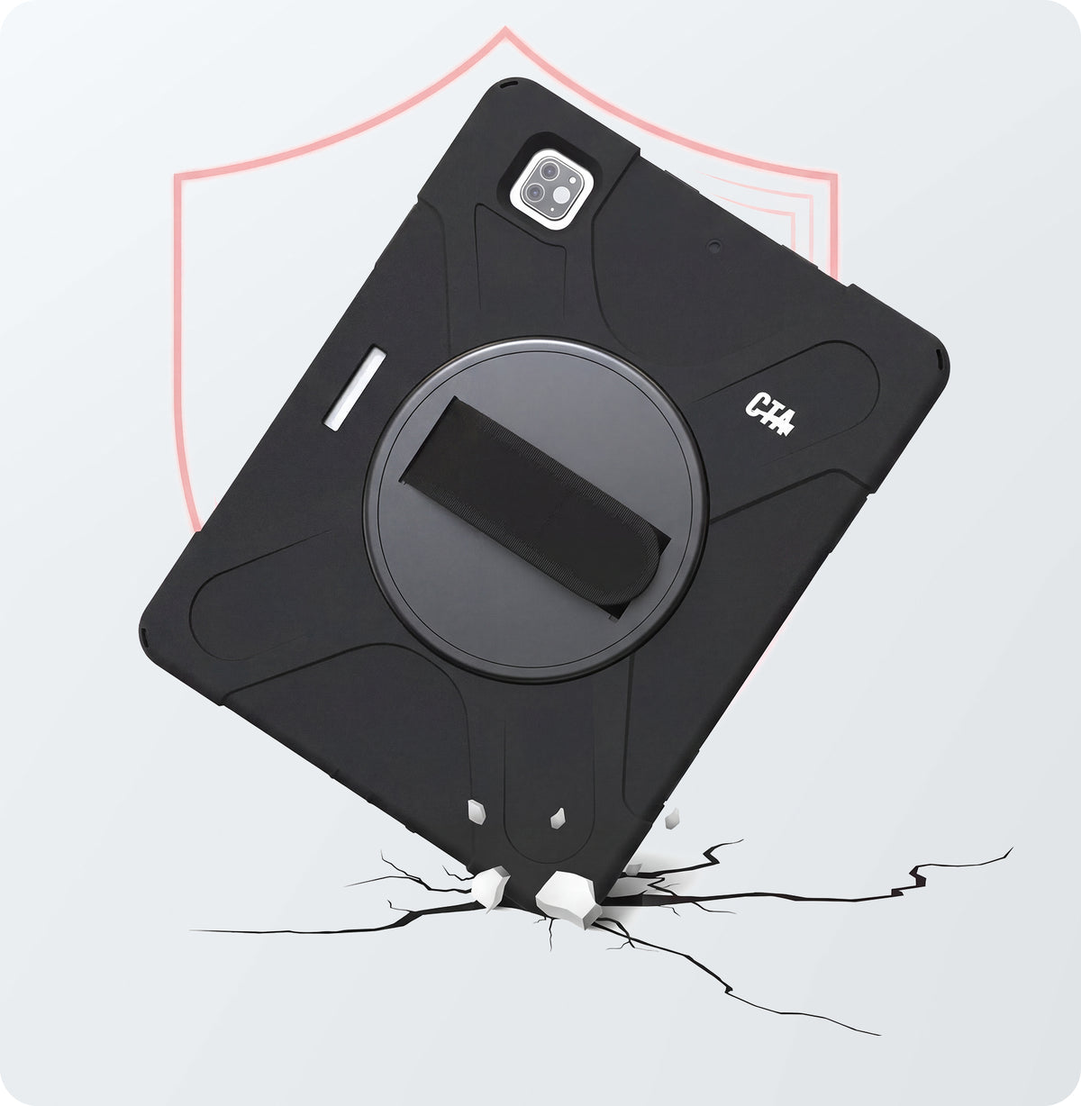 Protective Case with Hand Strap for <br> iPad 12.9