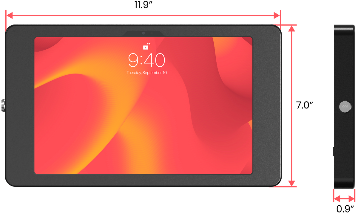 Thin Security Enclosure for Lenovo K11 Gen 2 or Gen 1 Tablet