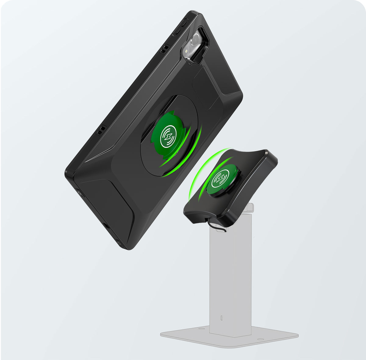 VersaGuard Twist Lock Protective Tablet Case and Dock with Wireless Inductive Charging for Lenovo K11