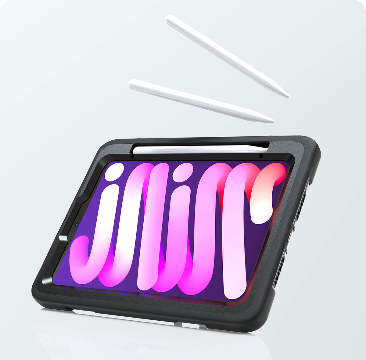 Protective Case with Hand Strap Grip <br> and Pen Slot for iPad Mini 6