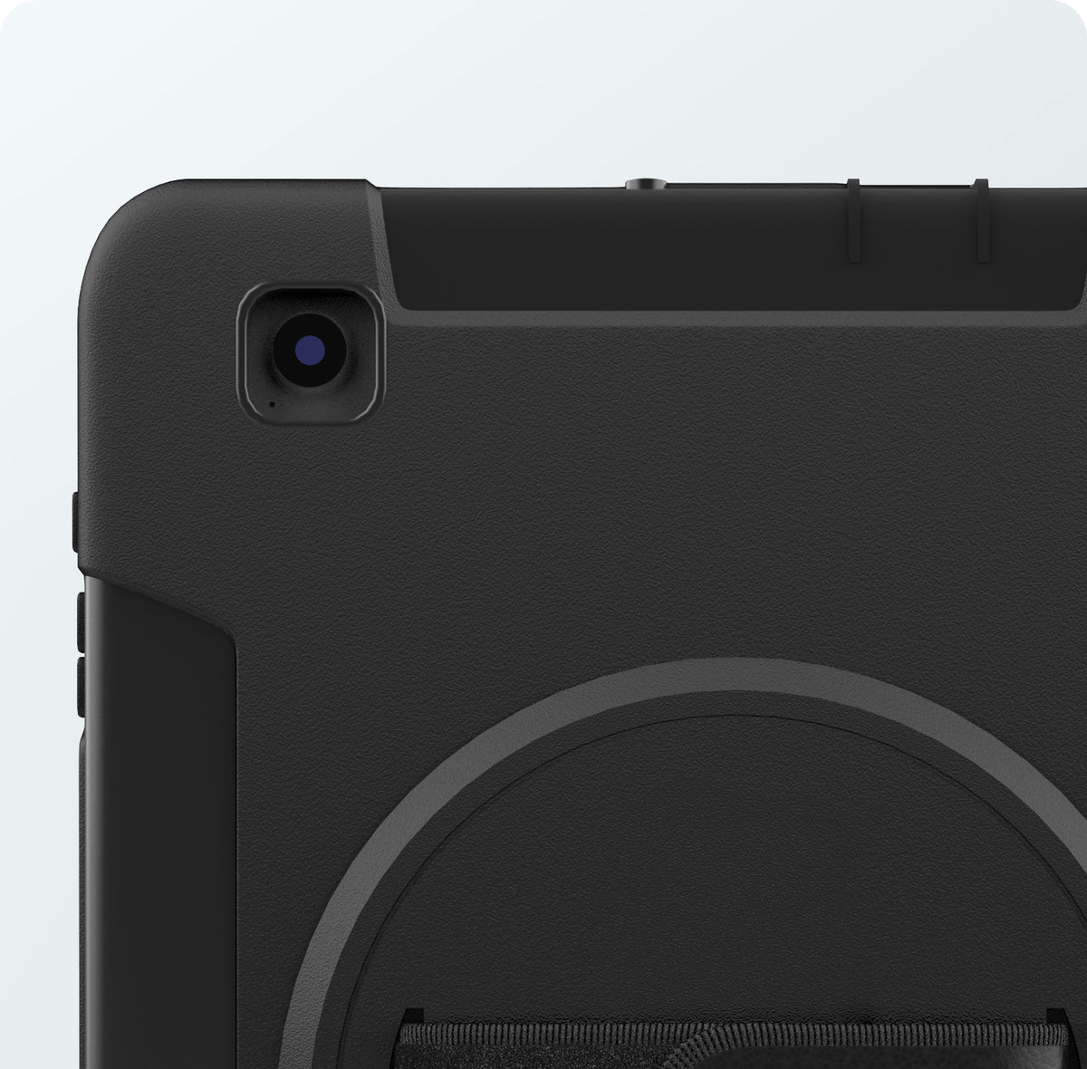Protective Case with Hand Strap Grip & Pen Slot for Samsung S6 Lite