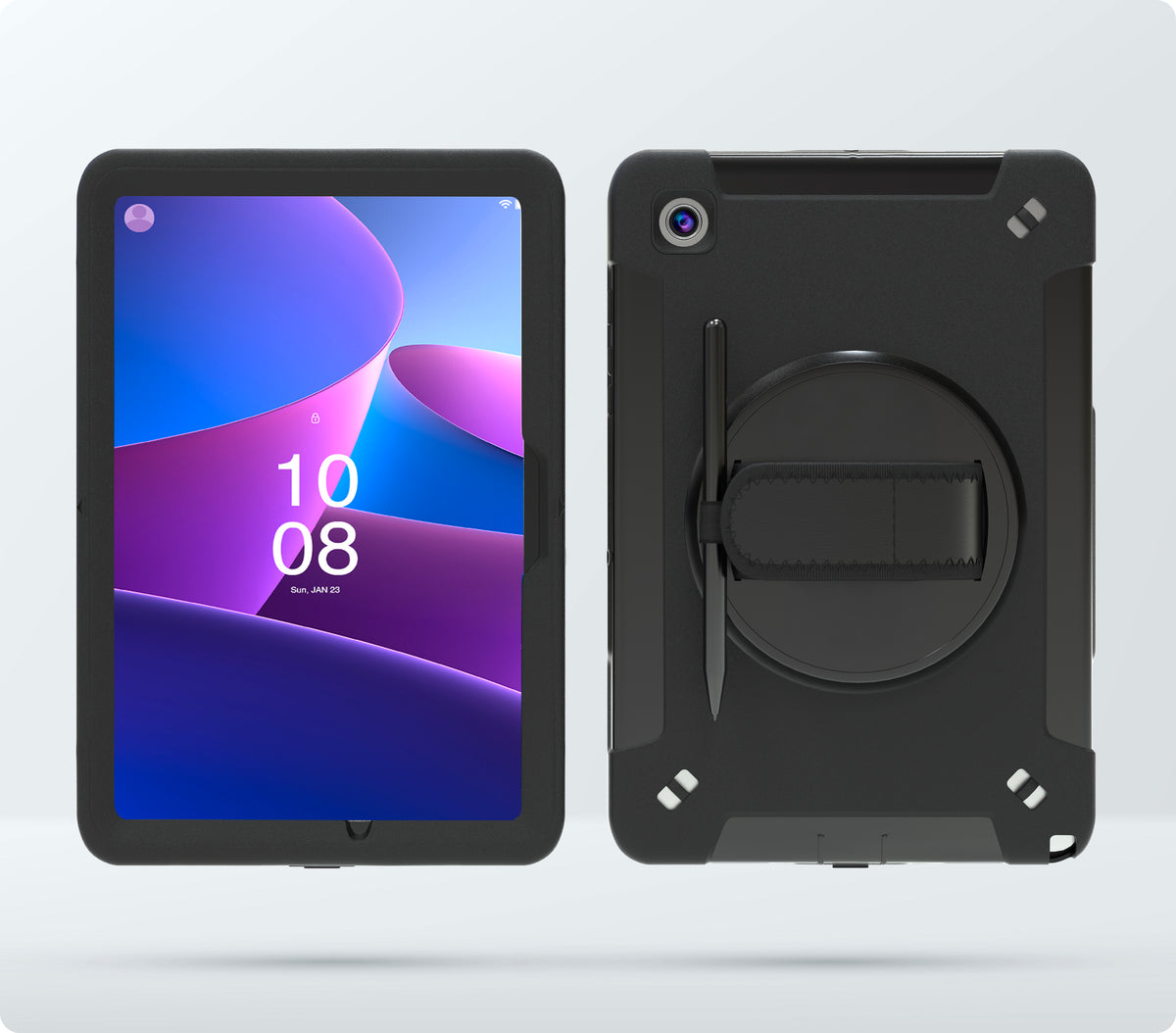 Protective Case with Hand Strap Grip & Pen Slot for Samsung Galaxy Tab A8 10.5" Tablet