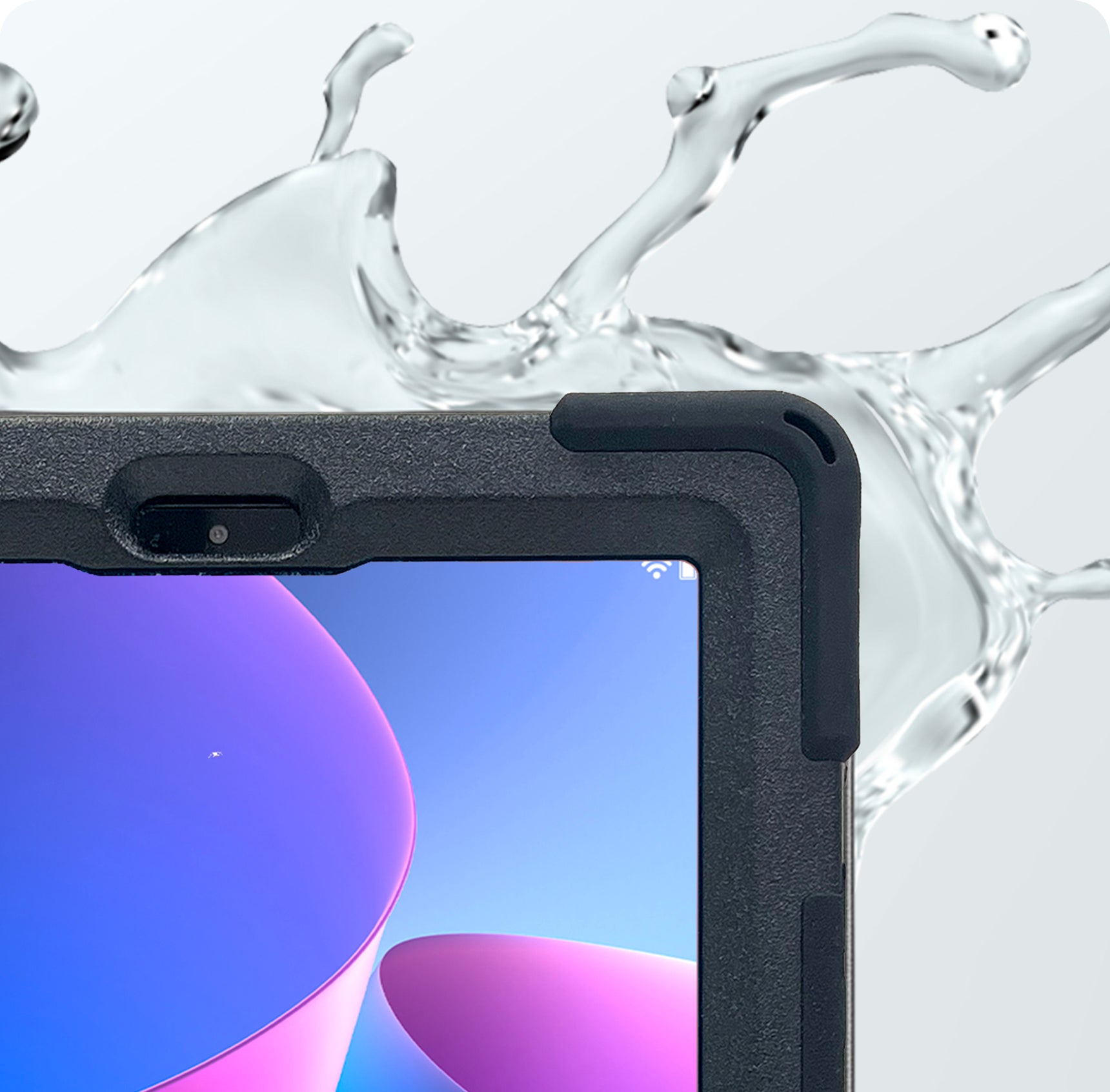 Splash-Resistant Design Helps Protect Against Accidental Splashes.