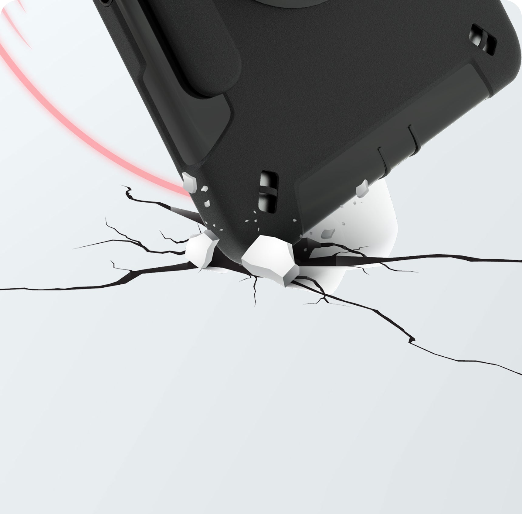 Rugged, Impact-Resistant Construction Protects Against Drops