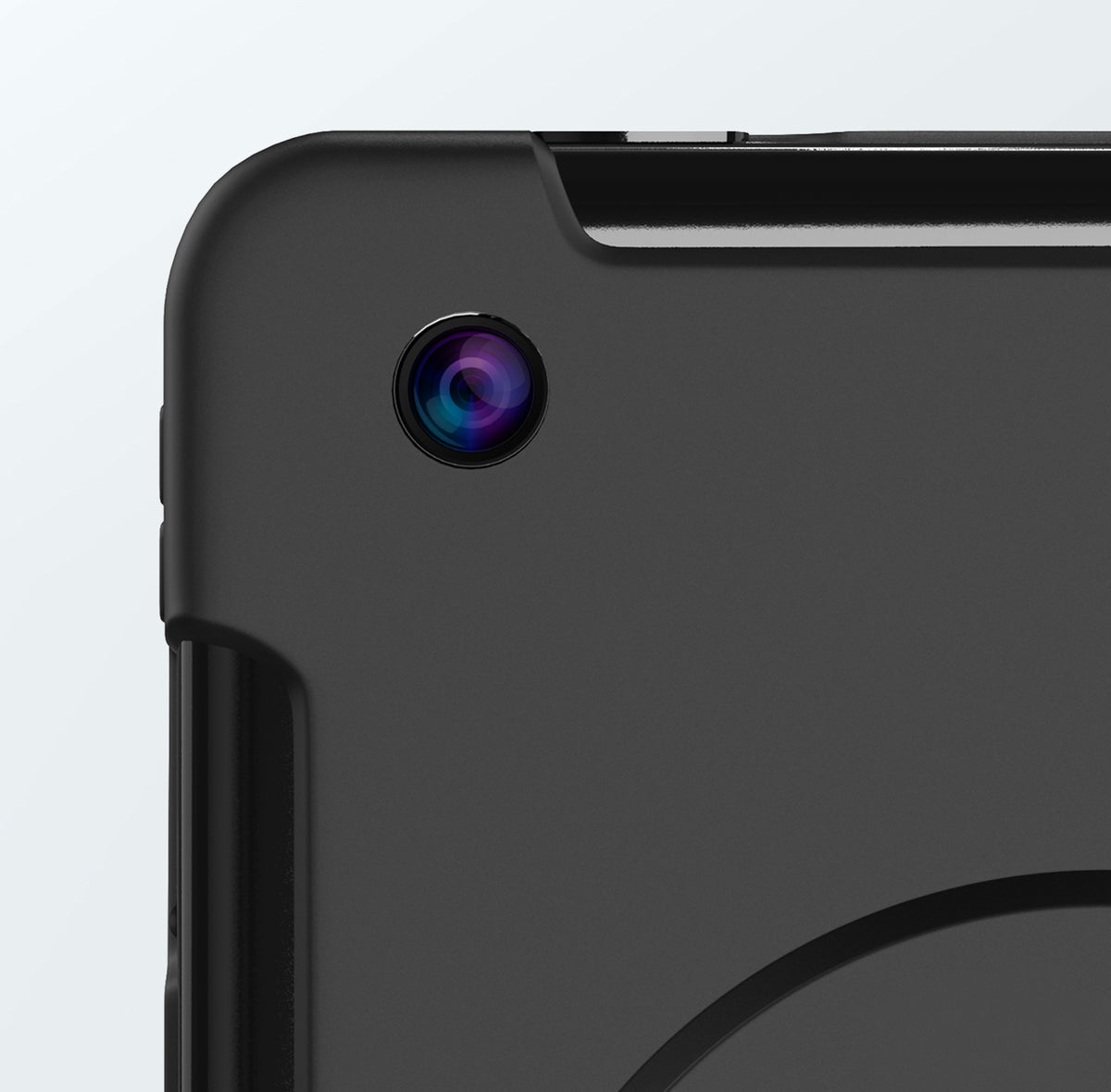 Protective Case with Built-in 360° Rotatable Grip for Samsung A9+ Tablet