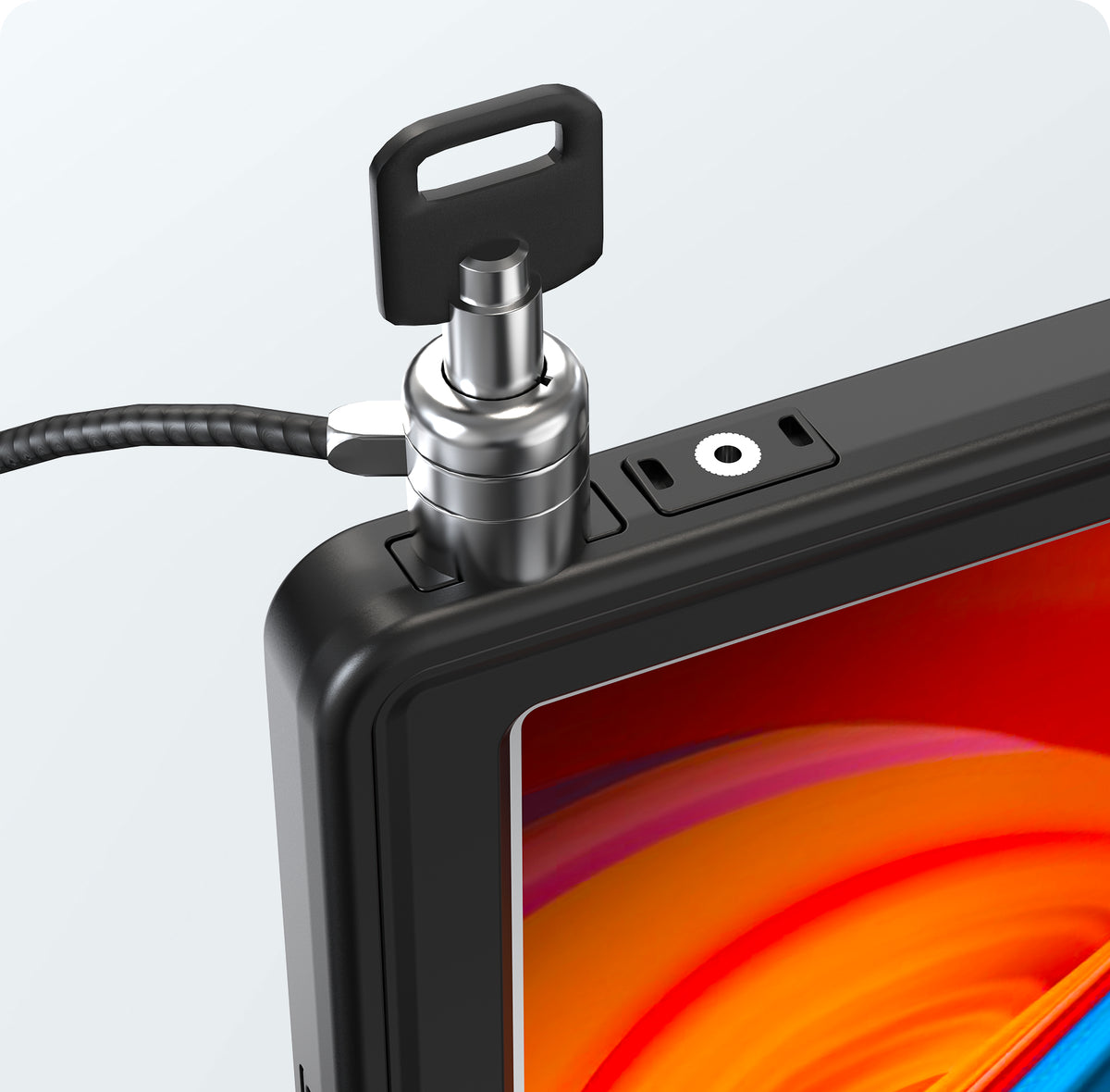 VersaGuard Magnetic Protective Tablet Case with USB-C Charging and Hand Strap