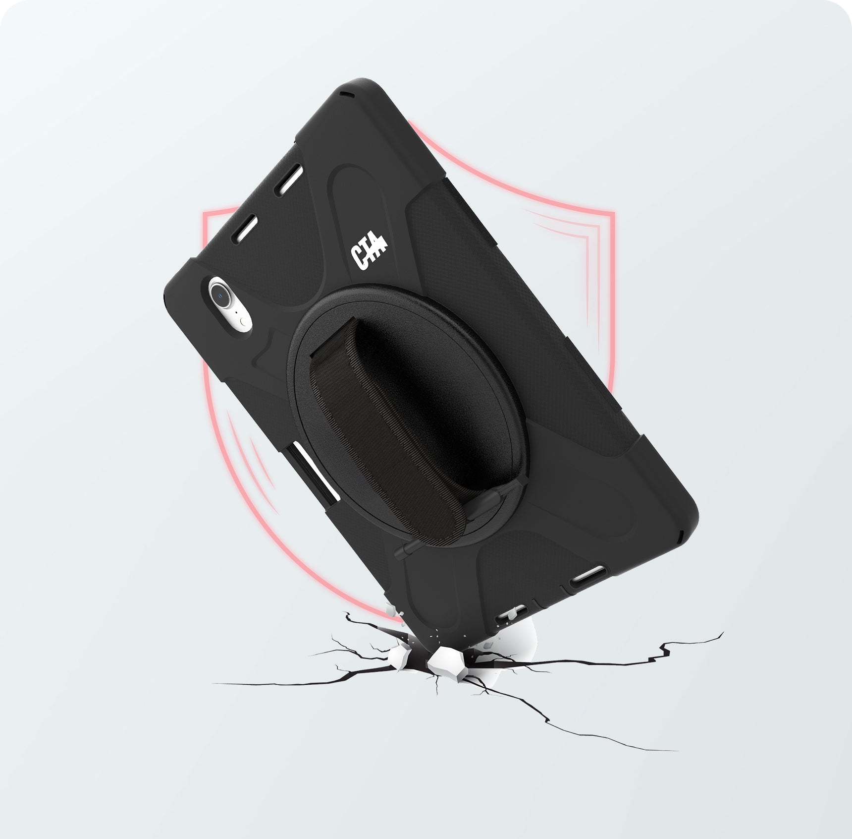 Heavy-Duty Hard Shell Provides Superior Impact Protection