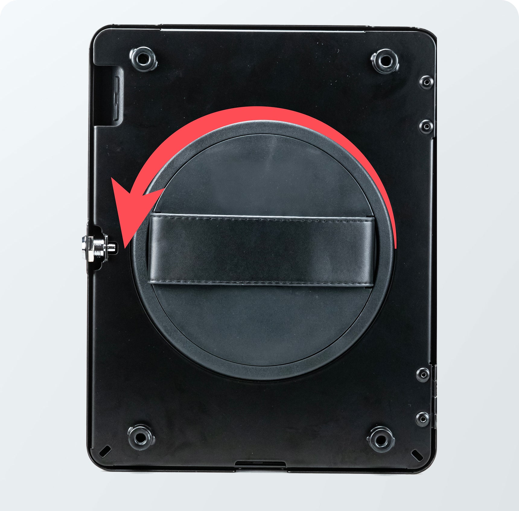 Built-In Rotating Flexible Hand Strap