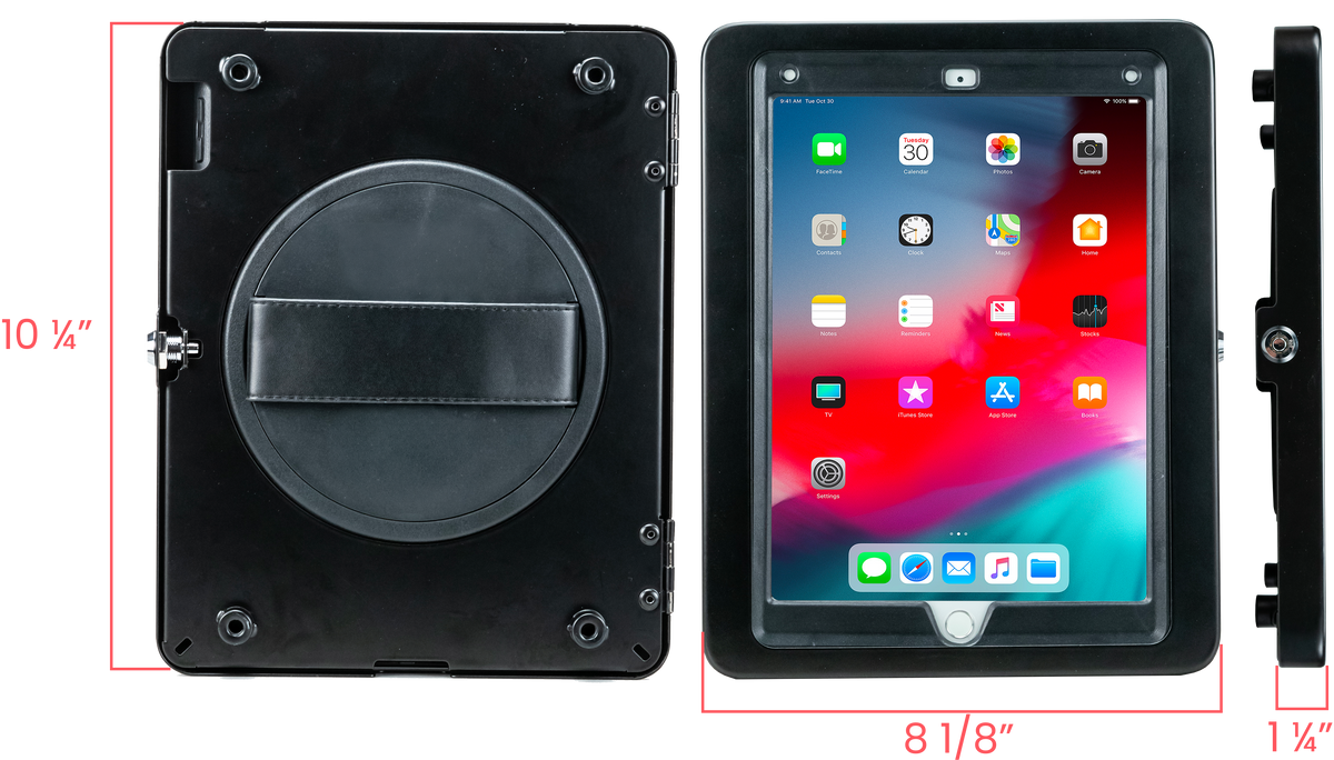 Handgrip Case for iPad with Security Enclosure Jacket