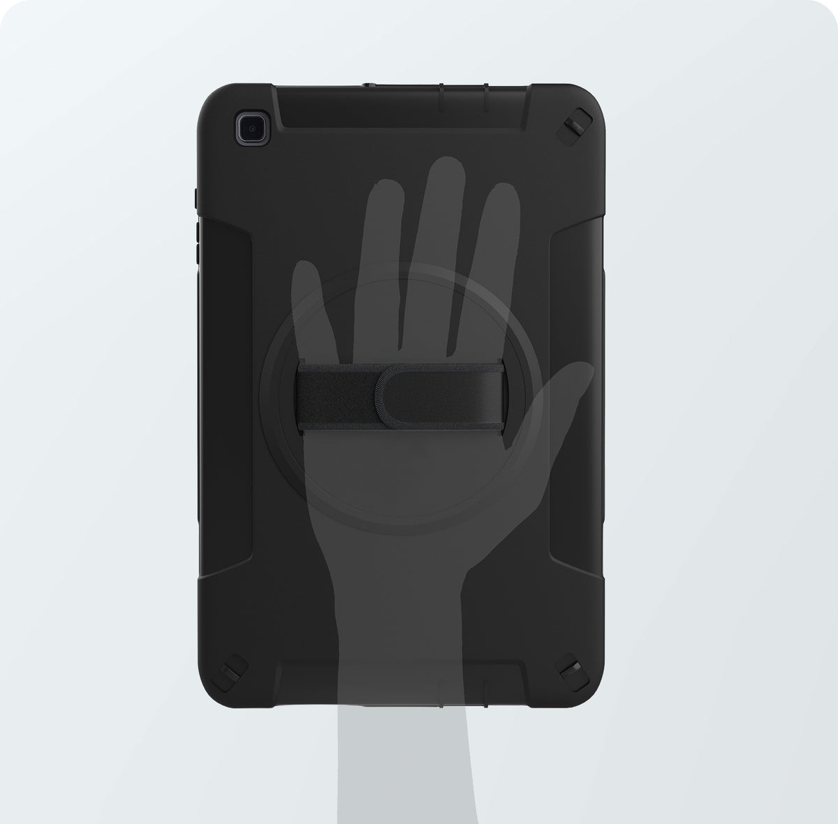 Protective Case with Hand Strap Grip & Pen Slot for Samsung Galaxy Tab A7