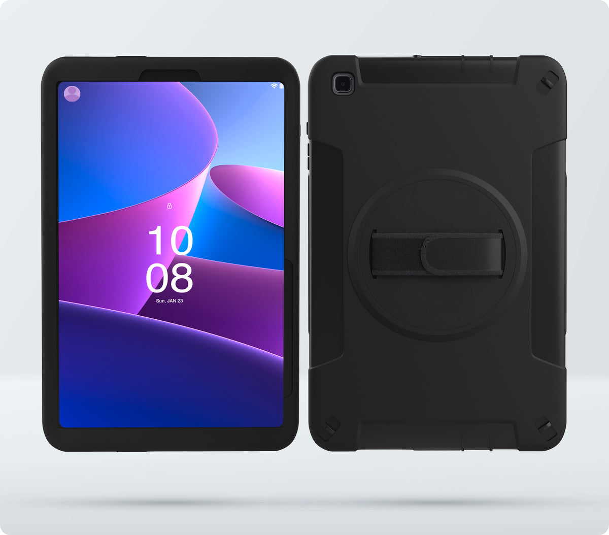 Protective Case with Hand Strap Grip & Pen Slot for Samsung Galaxy Tab A7