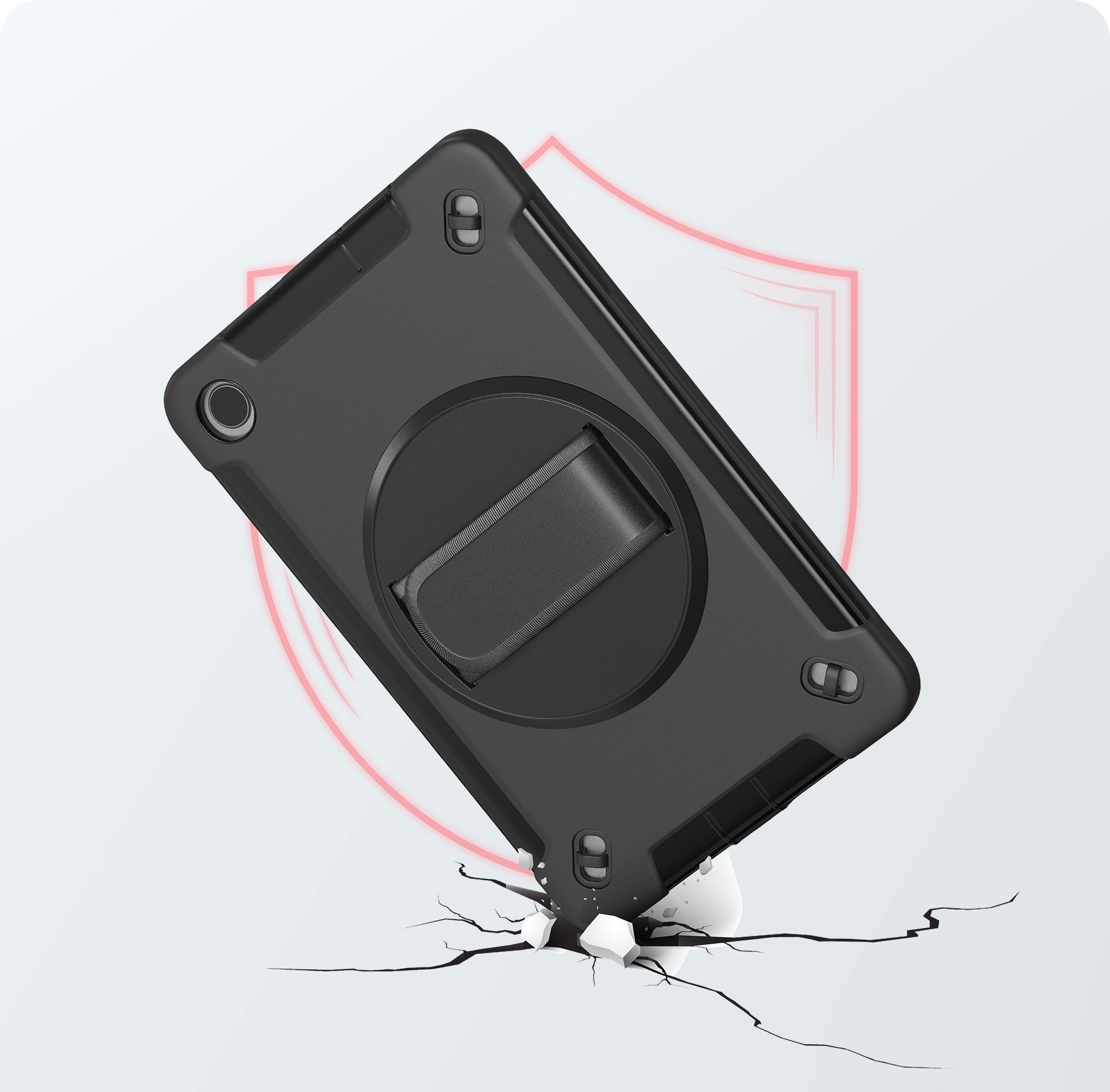 Heavy-Duty Hard Shell Provides  Superior Impact Protection