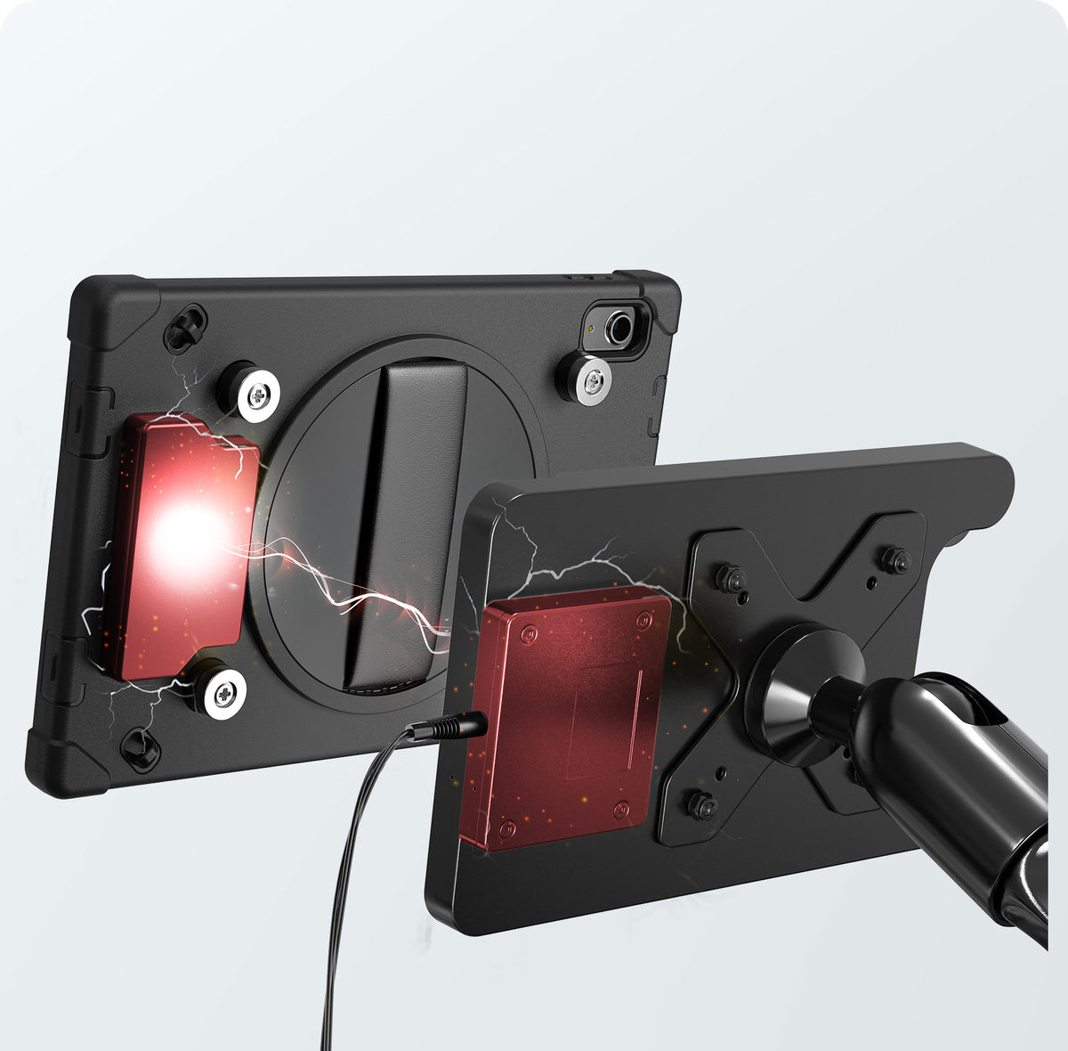 Custom Flex Clamp Mount  with Wireless Inductive Charging Case <br> for iPad 10th Generation