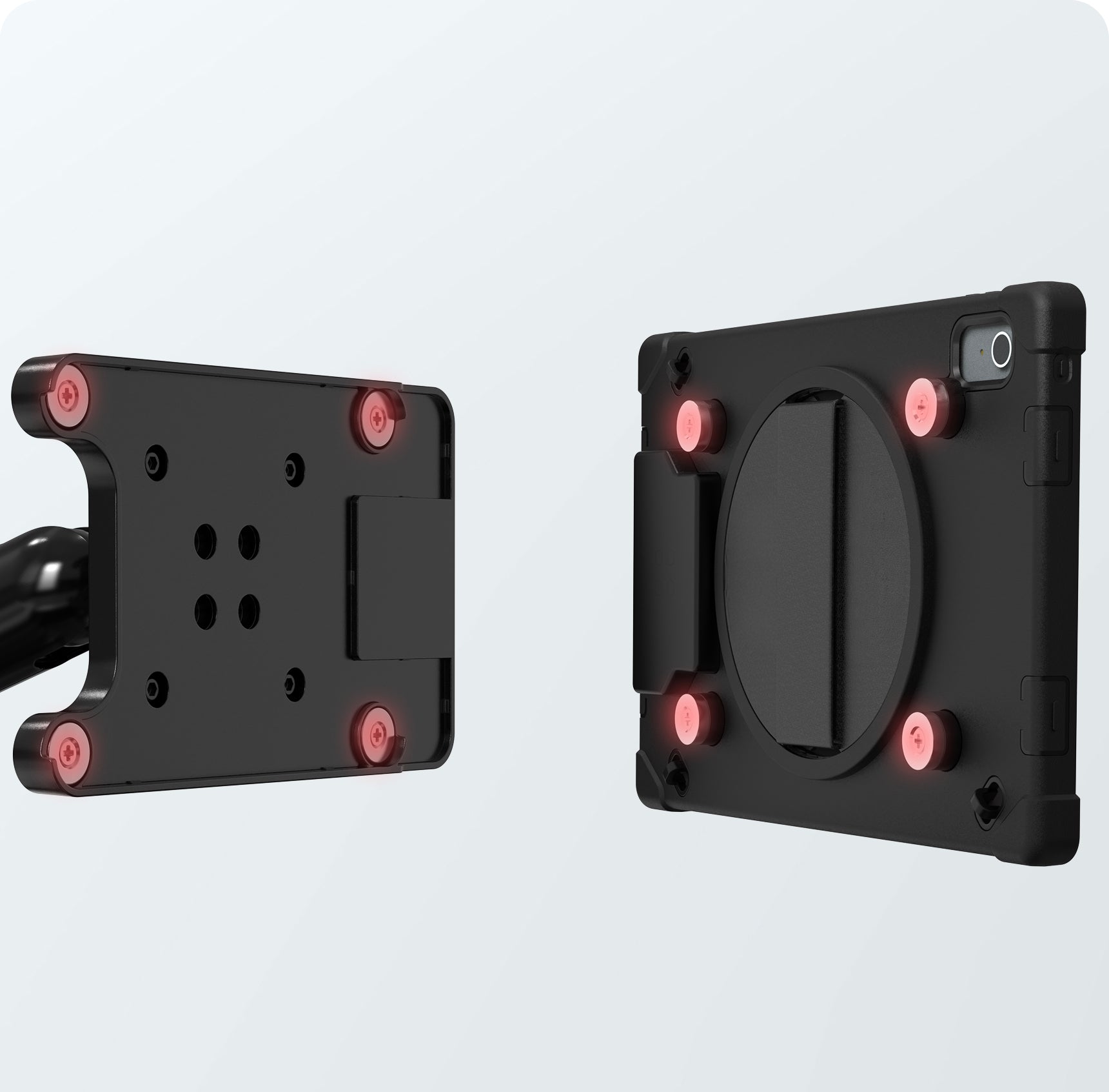 Embedded Magnets Provide Secure Mounting to Dock