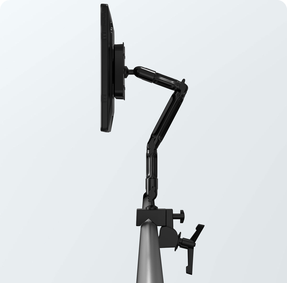 VersaGuard Twist Lock Protective Case and Dock with Flex Desk Clamp Mount <br> for iPad 10/A16