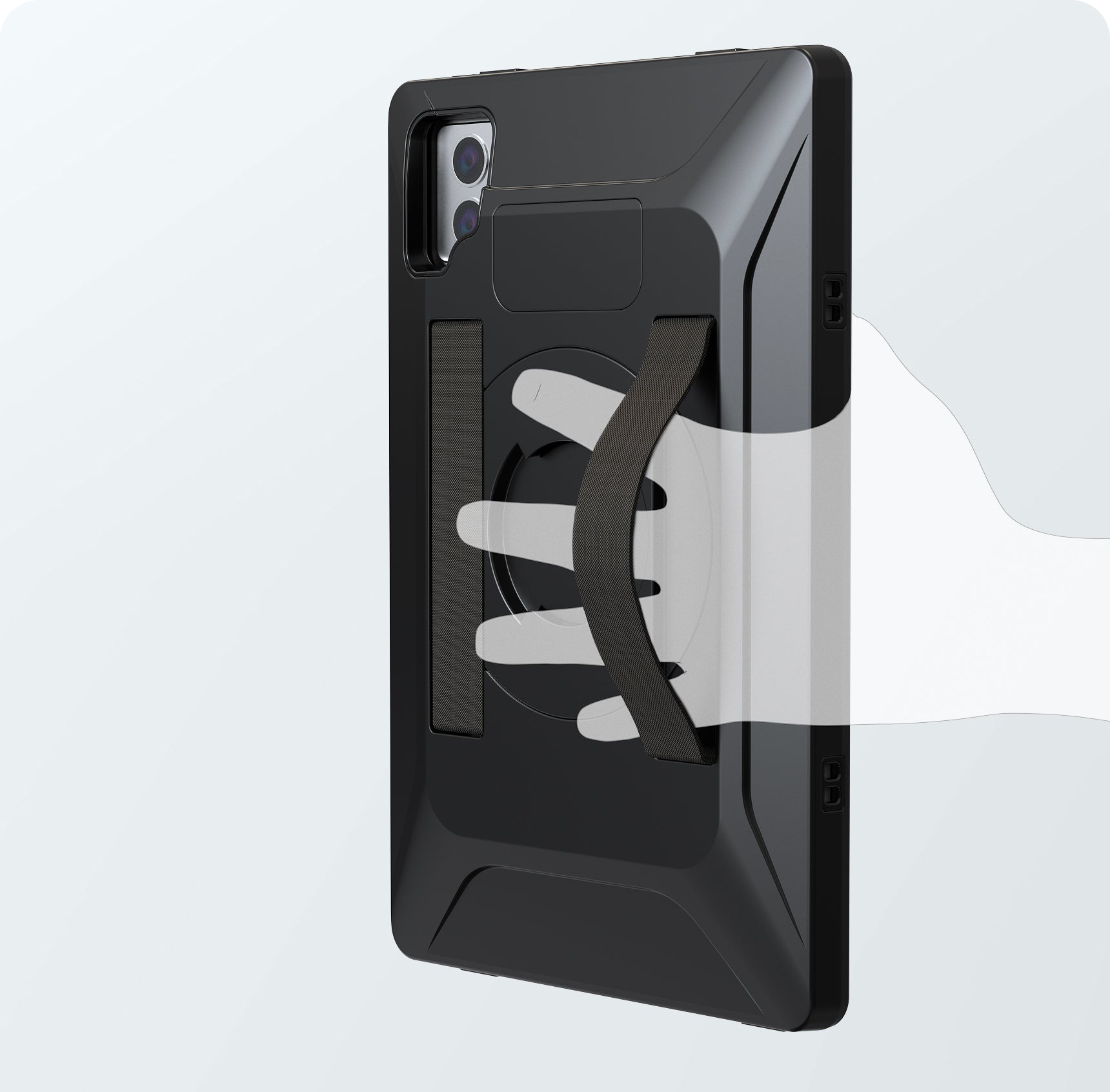 Built-In Elastic Hand Strap