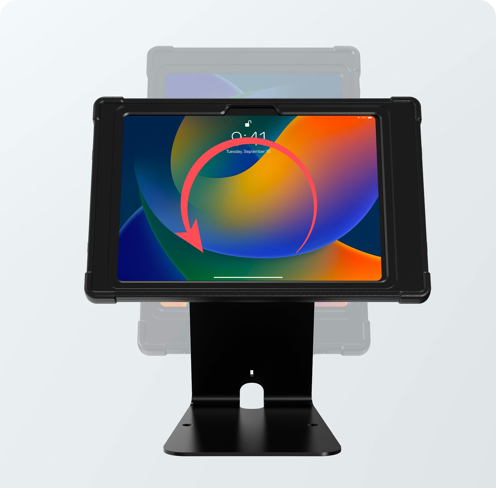 Rotate Tablet in Both Portrait & Landscape Orientation