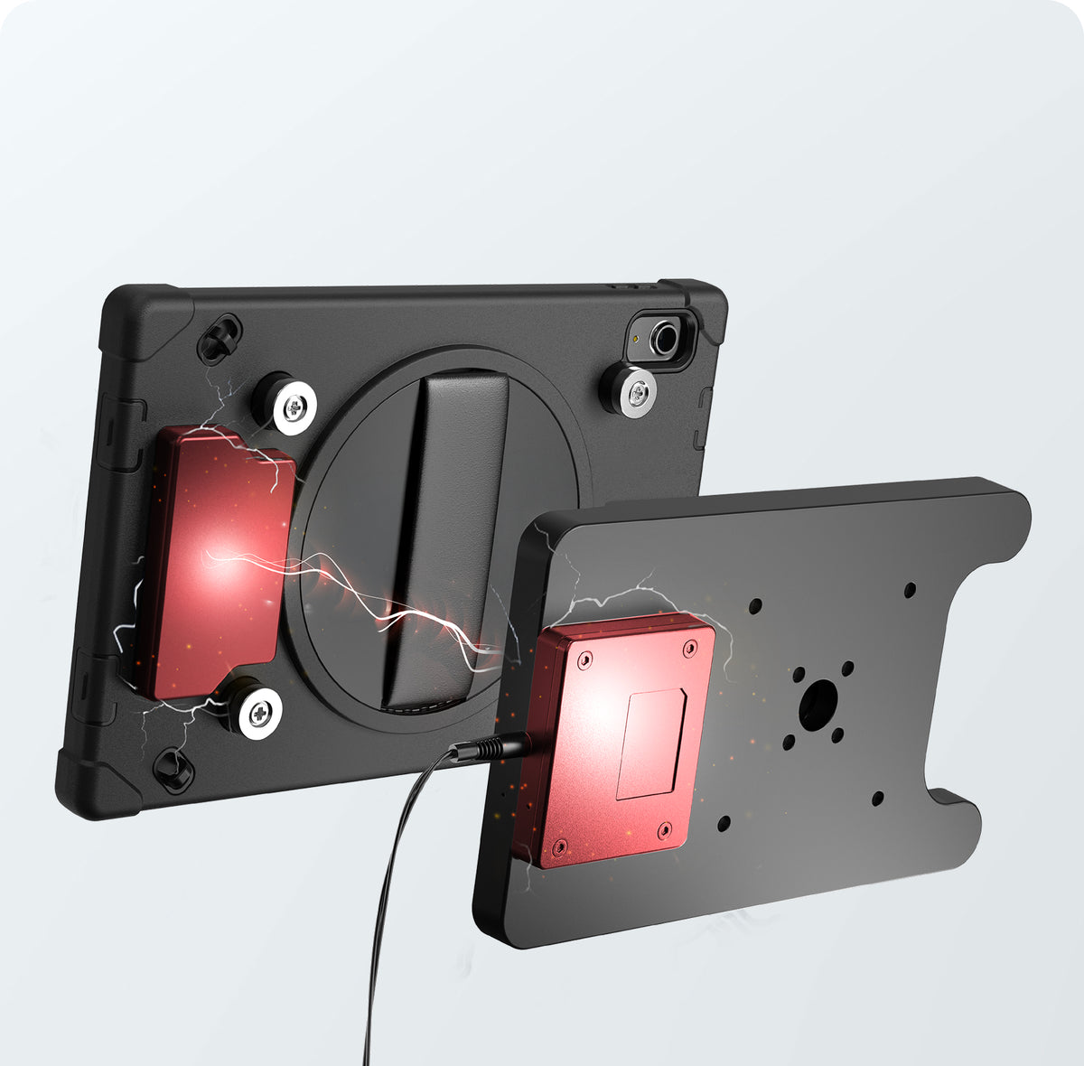 Wireless Charging Case and Docking Station Wall Mount for iPad 10th Gen