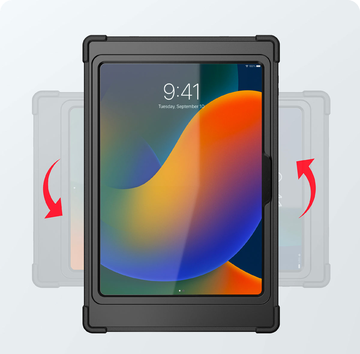 Wireless Charging Case and Docking Station Wall Mount for iPad 10th Gen