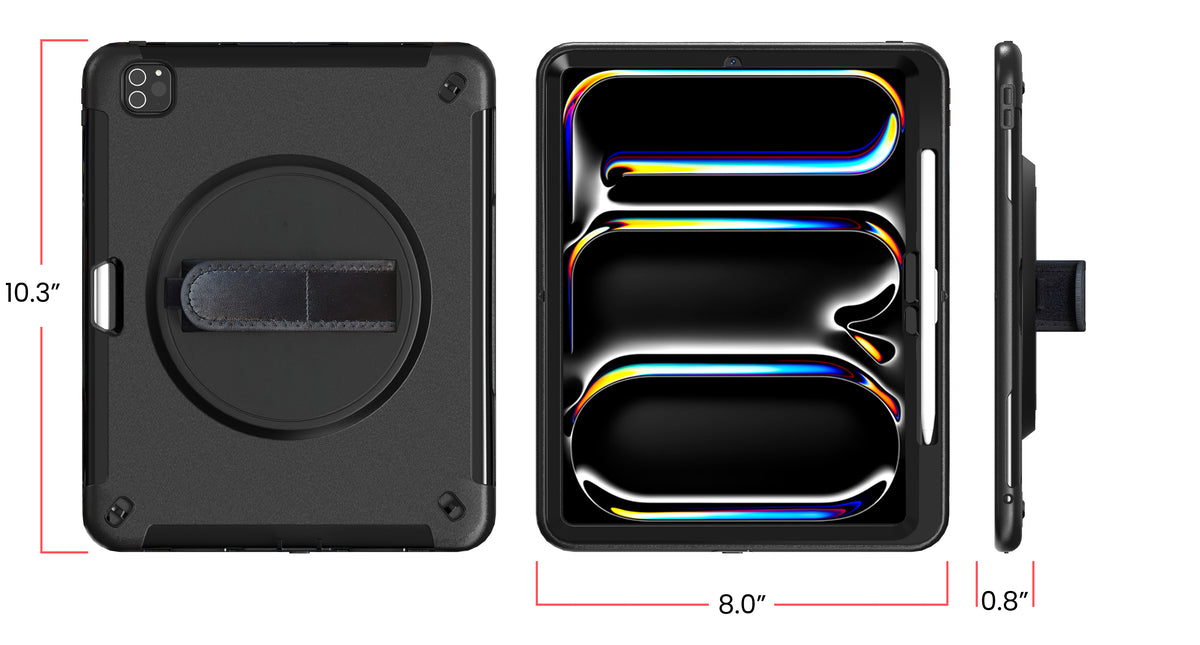 Protective Case with Hand Strap Grip <br/> for iPad Air 11" 2024