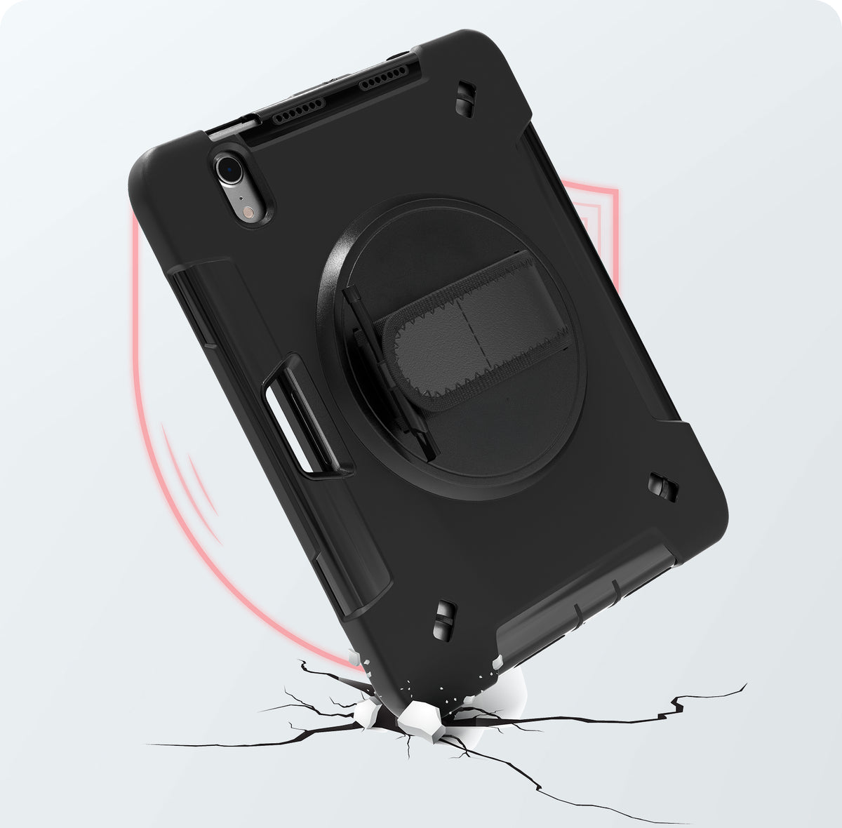 Protective Case with Hand Strap Grip <br> and Pen Slot for iPad Mini 6