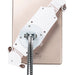 Heavy-Duty Gooseneck Floor Stand with VESA Plate and Storage Basket CTA DIGITAL