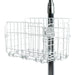Heavy-Duty Gooseneck Floor Stand with VESA Plate and Storage Basket CTA DIGITAL