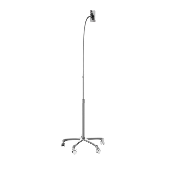 Heavy-Duty Rolling Floor Stand with Gooseneck and Phone Holder CTA DIGITAL