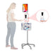 Heavy-Duty Security Gooseneck Floor Stand w/ Sanitizing Station & Automatic Soap Dispenser CTA DIGITAL