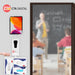 Heavy-Duty Security Gooseneck Floor Stand w/ Sanitizing Station & Automatic Soap Dispenser CTA DIGITAL