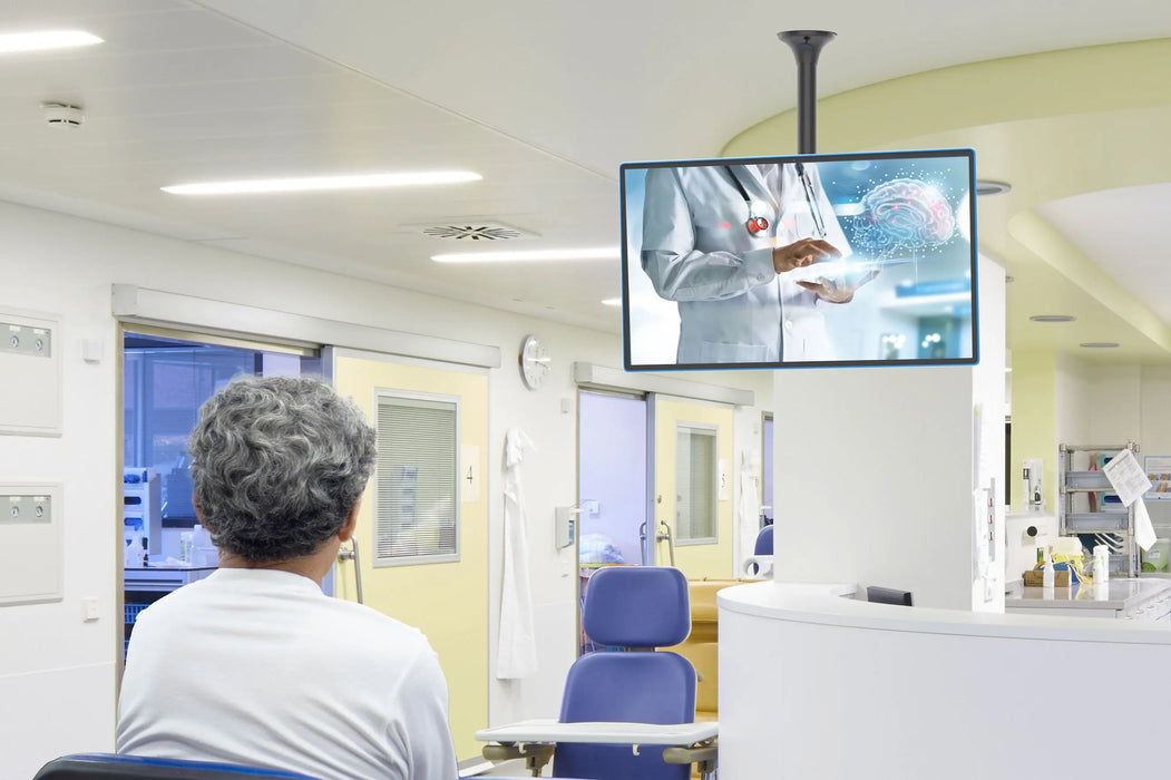 Height-Adjustable Ceiling Mount for Monitors and TVs CTA DIGITAL