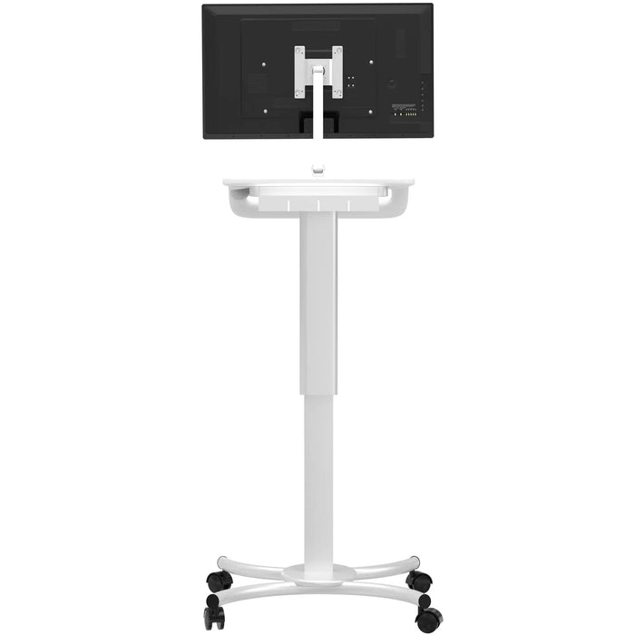 Height-Adjustable Rolling Medical Workstation Cart with VESA Plate CTA DIGITAL
