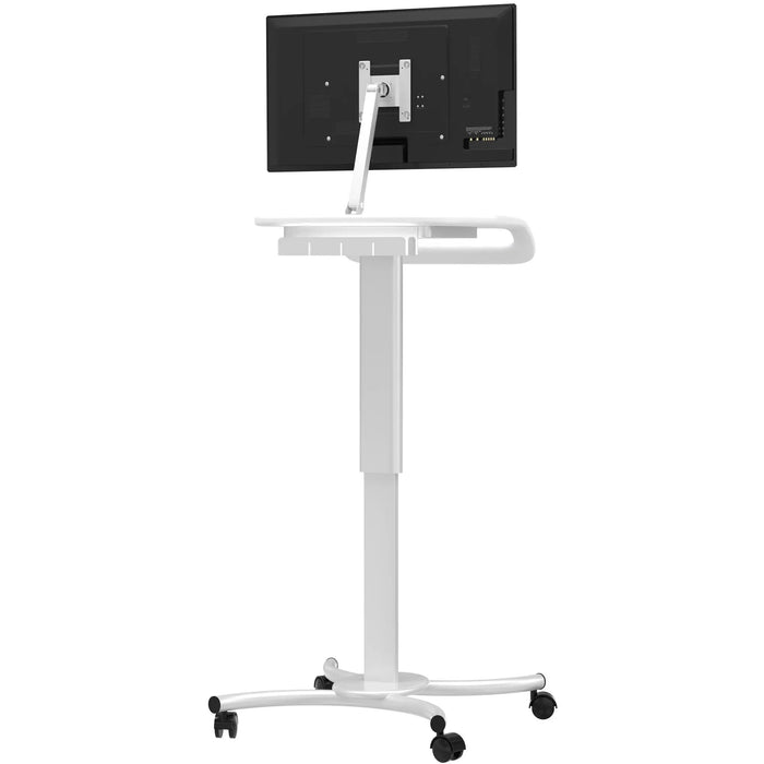 Height-Adjustable Rolling Medical Workstation Cart with VESA Plate CTA DIGITAL