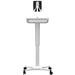 Height-Adjustable Rolling Medical Workstation Cart with VESA Plate CTA DIGITAL