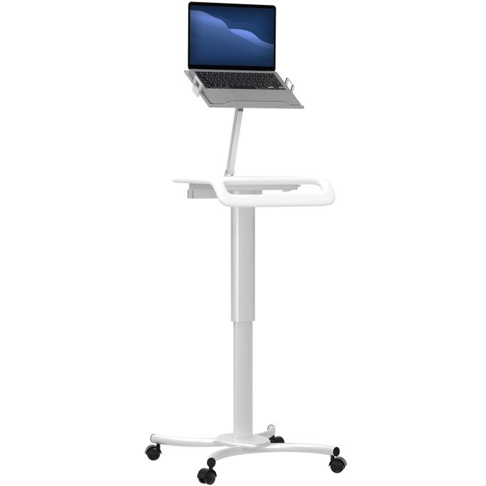 Height-Adjustable Rolling Workstation Cart with Holder CTA DIGITAL