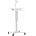 Height-Adjustable Rolling Workstation Cart with Holder CTA DIGITAL