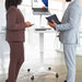 Height-Adjustable Rolling Workstation Cart with Holder CTA DIGITAL