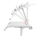 Height-Adjustable Rolling Workstation Cart with Holder CTA DIGITAL