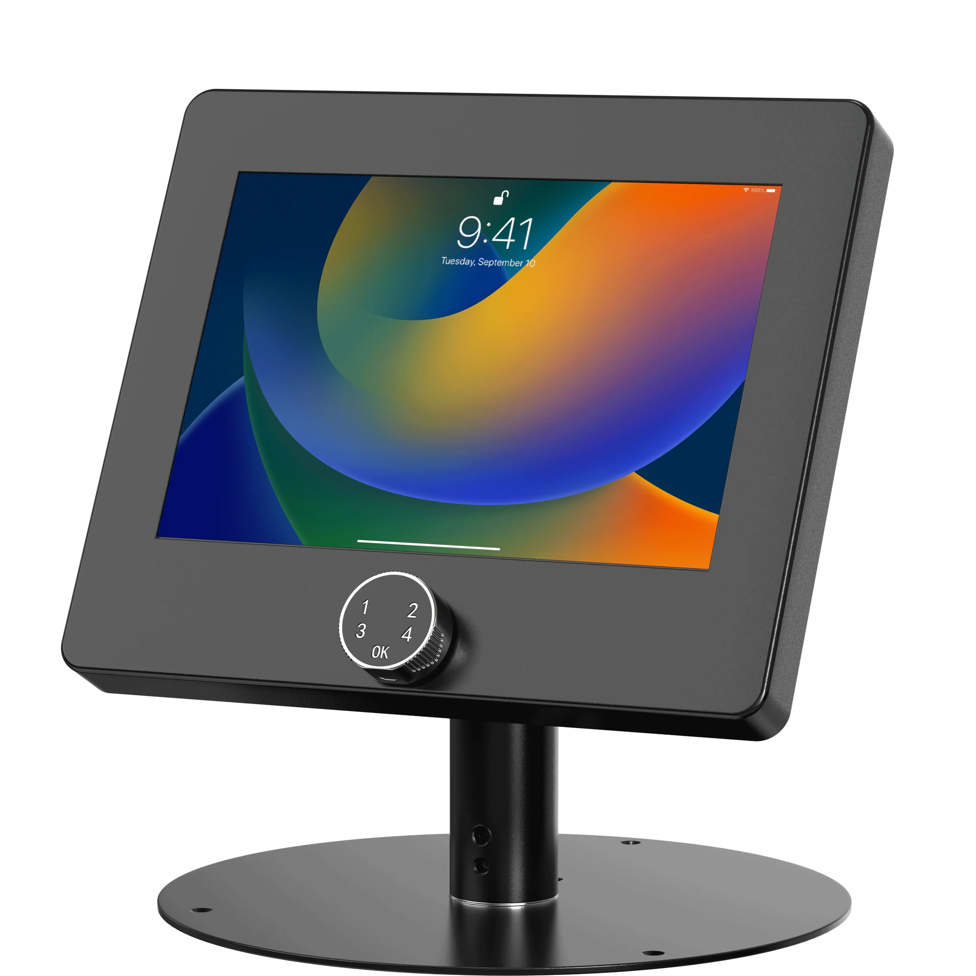 Hyperflex Security Kiosk Stand with Digital Password Combination Security Enclosure CTA DIGITAL