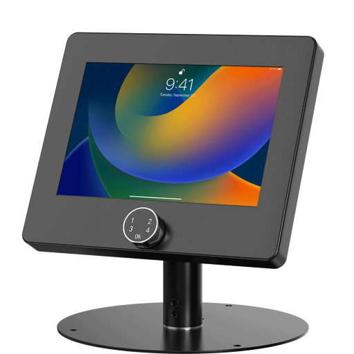 Hyperflex Security Kiosk Stand with Digital Password Combination Security Enclosure CTA DIGITAL