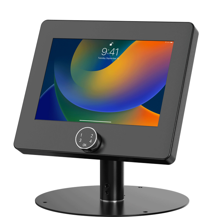 Hyperflex Security Kiosk Stand with Digital Password Combination Security Enclosure CTA DIGITAL