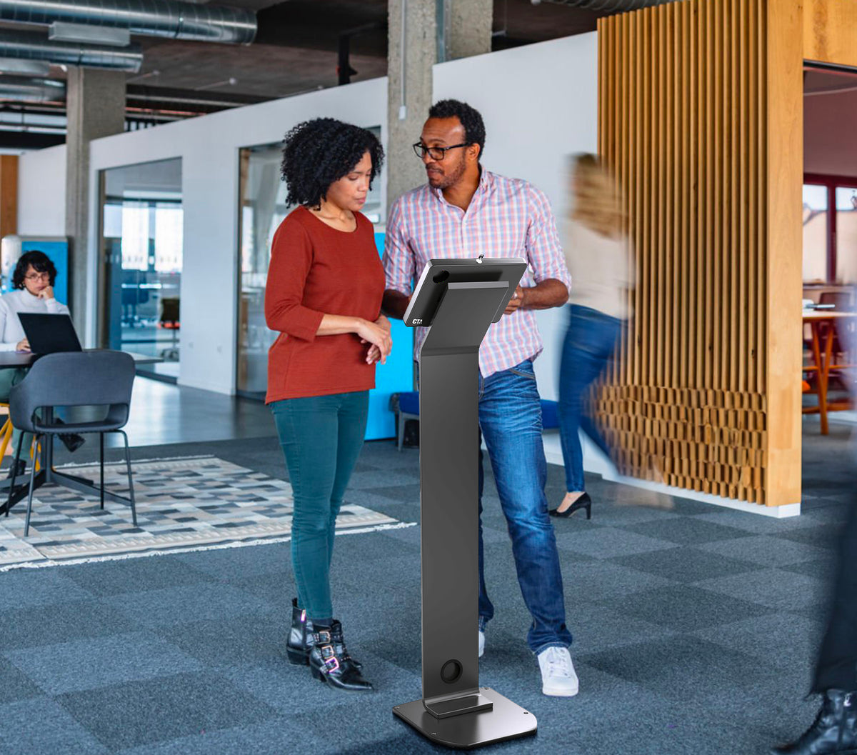 Premium Locking Floor Stand Kiosk